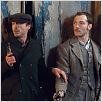 Sherlock Holmes : Bild Guy Ritchie, Jude Law, Robert Downey Jr.