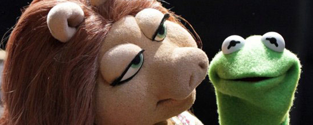 Die Muppets Kermit Und Miss Piggy Haben Sich Offiz