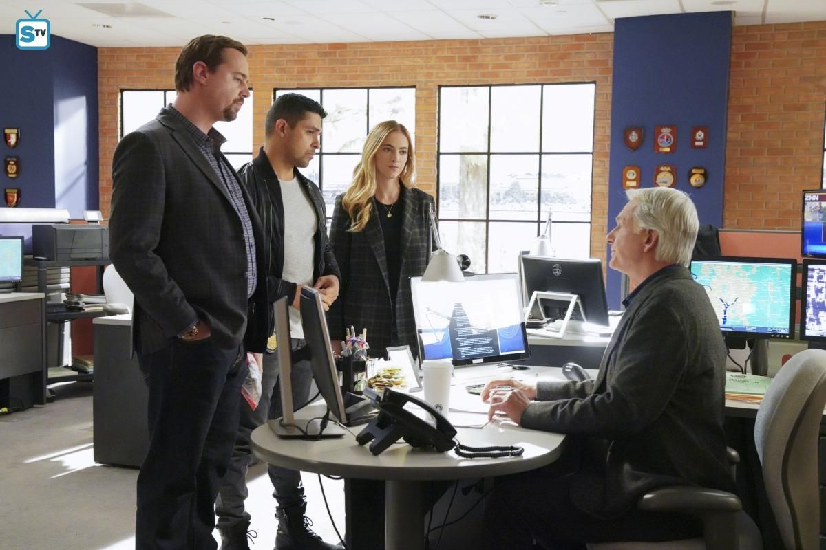 Navy Cis Navy Cis Bild Emily Wickersham Mark Harmon Wilmer