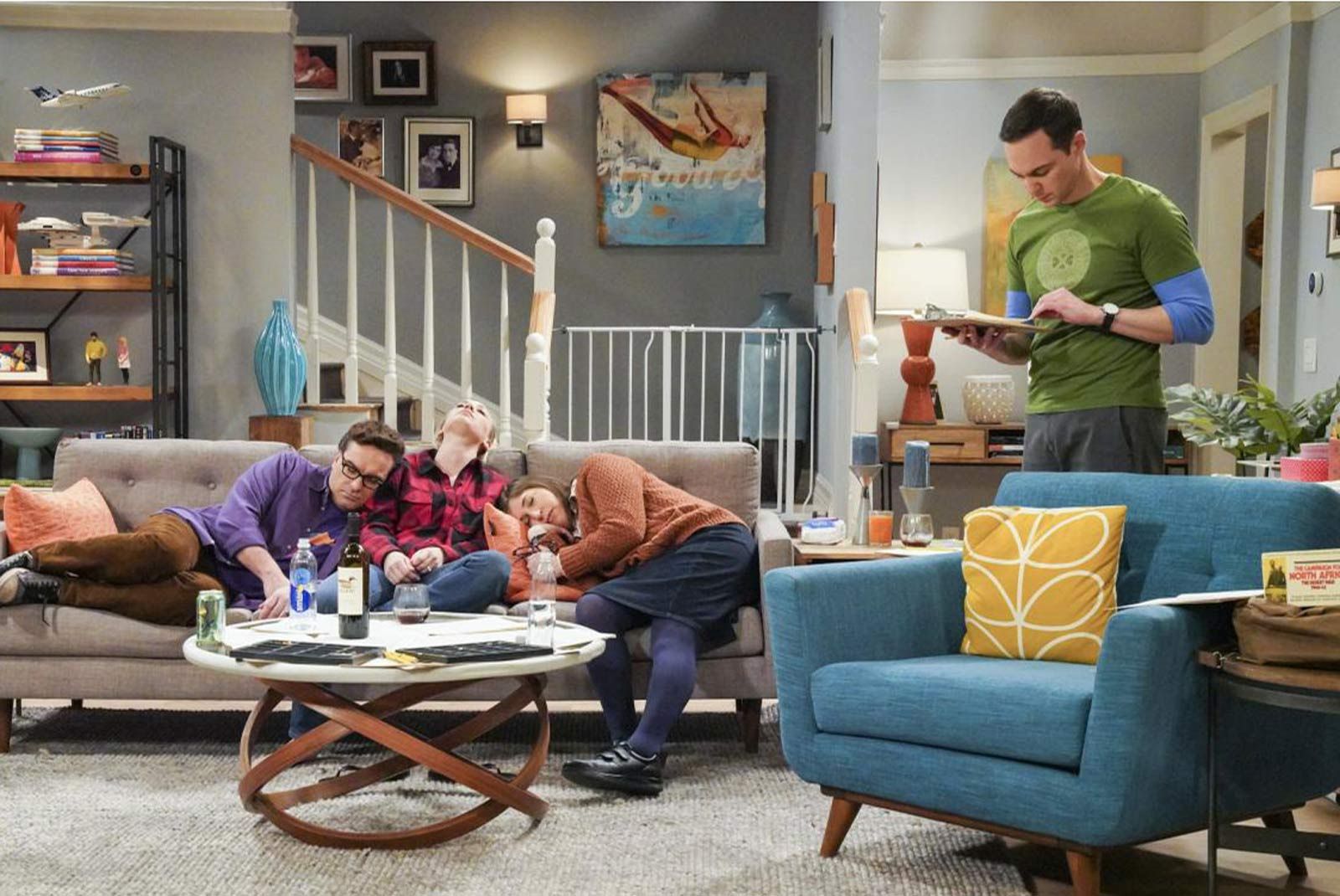 The Big Bang Theory Bild Jim Parsons Johnny Galecki Kaley Cuoco