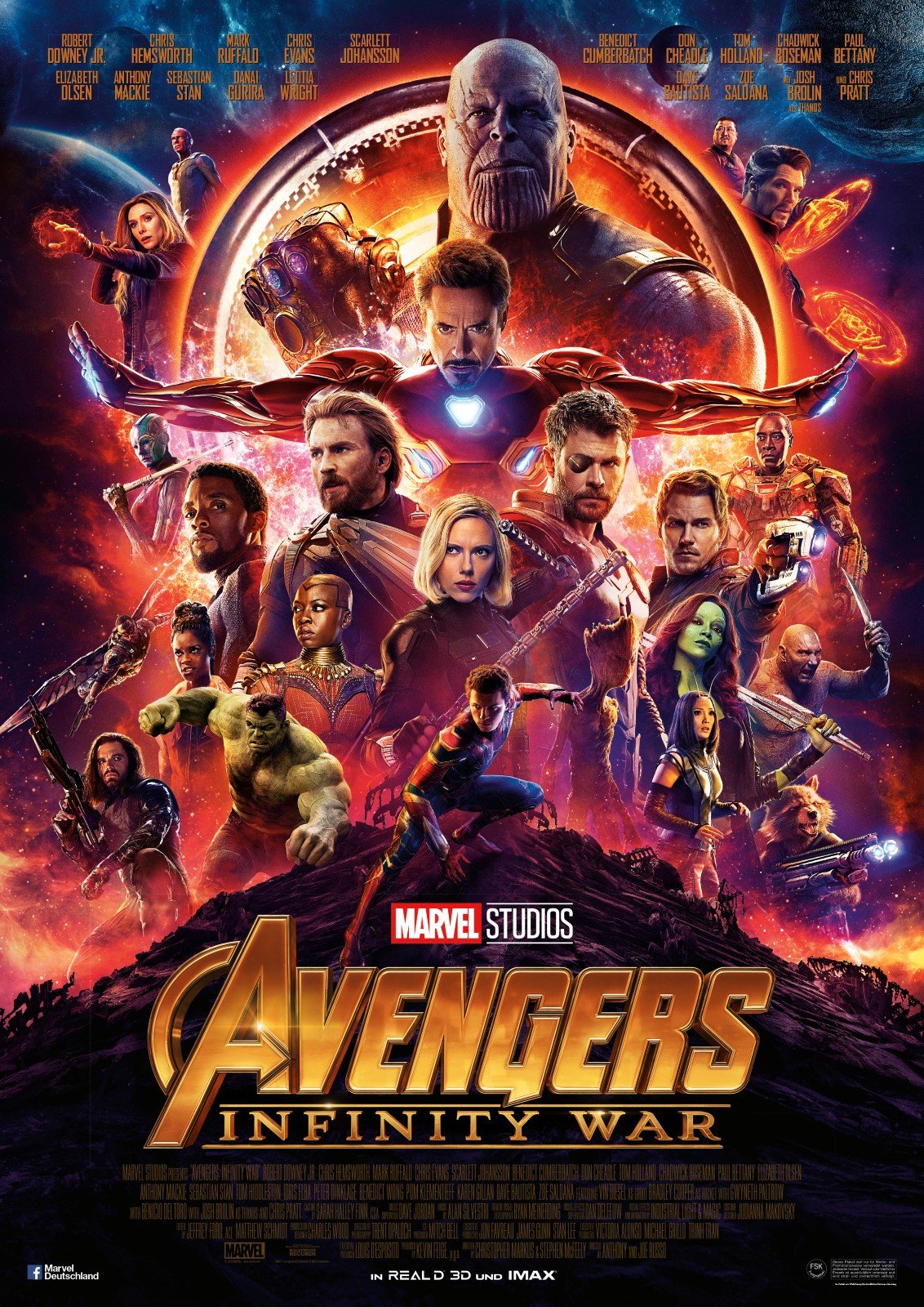 Anschauen Avengers 3: Infinity War / Avengers: Infinity War film in Deutsch mit Untertiteln in FULL HD
