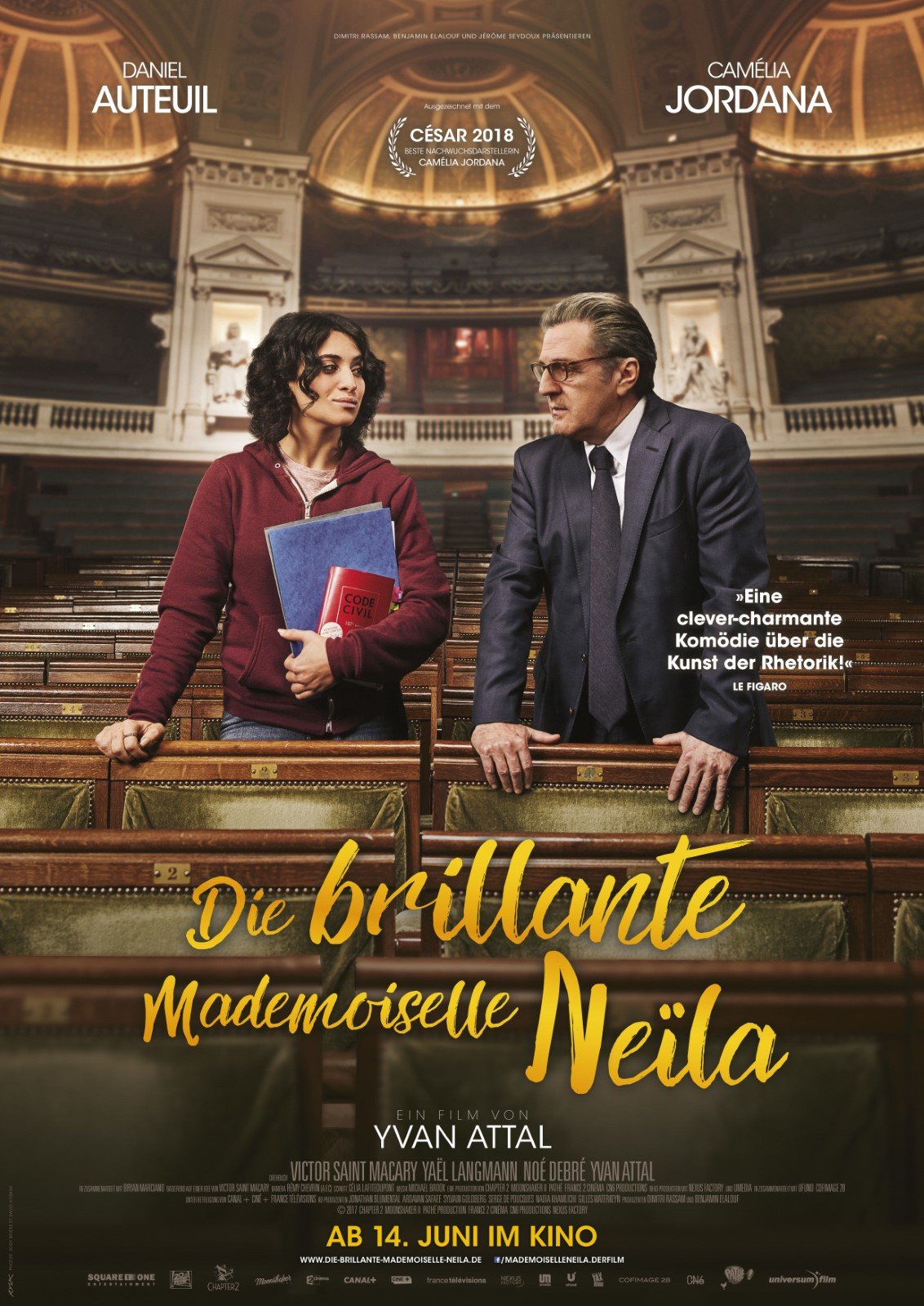 Wo kann man Die brillante Mademoiselle Neïla / Le Brio online streamen?