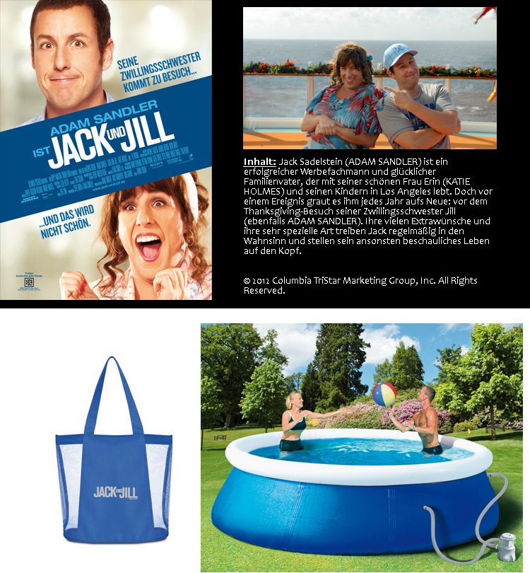 Jack und Jill: Ab 26. Januar im Kino - Gewinnspiele und Games