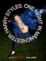 Poster der Harry Styles. One Night in Manchester