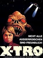 Poster der Xtro: Nicht alle Außerirdischen sind freundlich