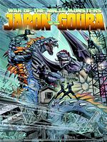 Poster der War of the Ninja Monsters: Jaron vs Goura