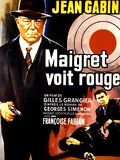Poster der Kommissar Maigret sieht rot!