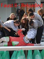 Poster der Faust II reloaded - "Den lieb ich, der Unmögliches begehrt!"