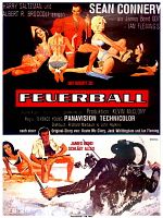 Poster der James Bond 007 - Feuerball