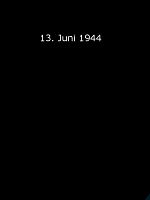 Poster der 13. Juni 1944