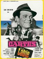 Poster der Karten auf den Tisch