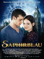 Poster der Saphirblau