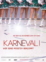 Poster der Karneval! Wir sind positiv bekloppt