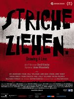Poster der Striche ziehen