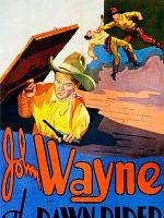 Poster der Reiter in der Dämmerung