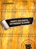Poster der Happy Holidays, Katherine Sloane