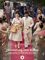 Poster der Dämmerung über Burma