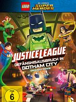 Poster der LEGO DC Super Heroes Justice League: Gefängnisausbruch in Gotham City