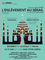 Poster der L'Enlèvement au Sérail - All'Opera (CGR Events)