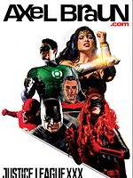 Poster der Justice League XXX: An Axel Braun Parody