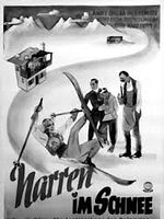 Poster der Narren im Schnee