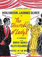 Poster der The Divorce of Lady X