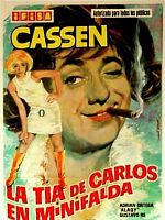 Poster der La tía de Carlos en minifalda