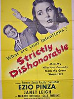 Poster der Strictly Dishonorable (II)