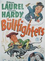 Poster der Dick und Doof als Stierkämpfer