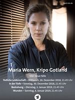 Poster der Maria Wern, Kripo Gotland - Bedrohung