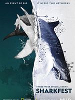 Poster der Mensch vs. Hai