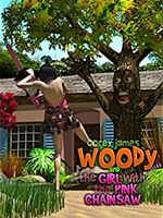 Poster der Woody and the Girl with the Pink Chainsaw