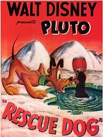 Poster der Pluto, der Rettungshund