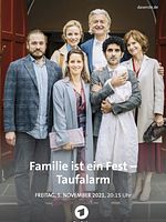 Poster der Familie ist ein Fest - Taufalarm