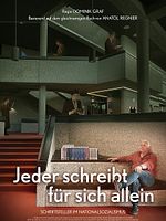 Poster der Jeder schreibt für sich allein