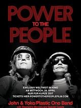 Filmposter von Power To The People: John & Yoko Live In NYC