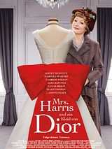 Filmposter von Mrs. Harris und ein Kleid von Dior