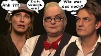 Bild von Geschichtsquiz zu "Mr. Peabody & Sherman" mit Hella von Sinnen, Matze Knop und Andrea Sawatzki