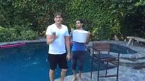 Bild von ALS Ice Bucket Challenge - Ashton Kutcher, Wilmer Valderrama & Dex Shepherd