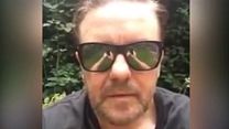 Bild von Ricky Gervais Ice Bucket Challenge