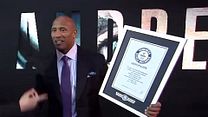 Bild von Weltrekord für Dwayne Johnson bei der "San Andreas"-Premiere