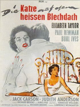 Poster der Die Katze auf dem heißen Blechdach