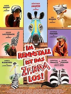 Poster der Im Rennstall ist das Zebra los!