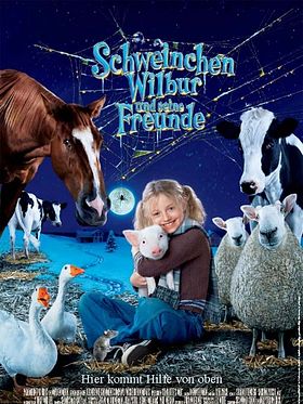 Poster der Schweinchen Wilbur und seine Freunde