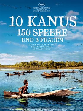 Poster der 10 Kanus, 150 Speere und 3 Frauen