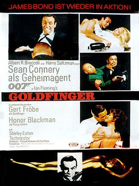 Poster der James Bond 007 - Goldfinger