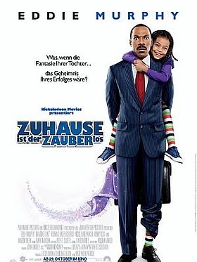 Poster der Zuhause ist der Zauber los