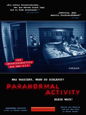 Poster der Paranormal Activity