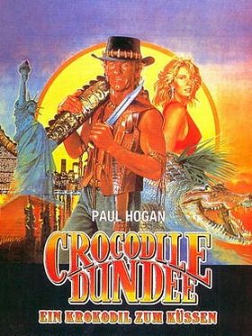 Poster der Crocodile Dundee - Ein Krokodil zum Küssen