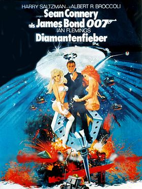 Poster der James Bond 007 - Diamantenfieber